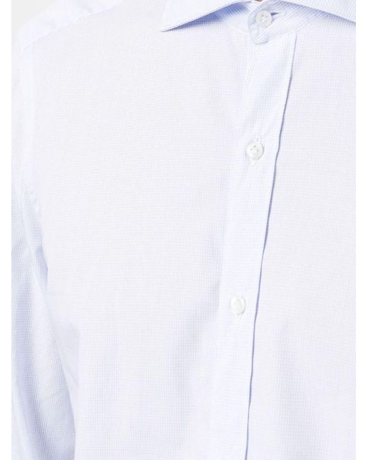 Fay White Light Cotton Shirt for men
