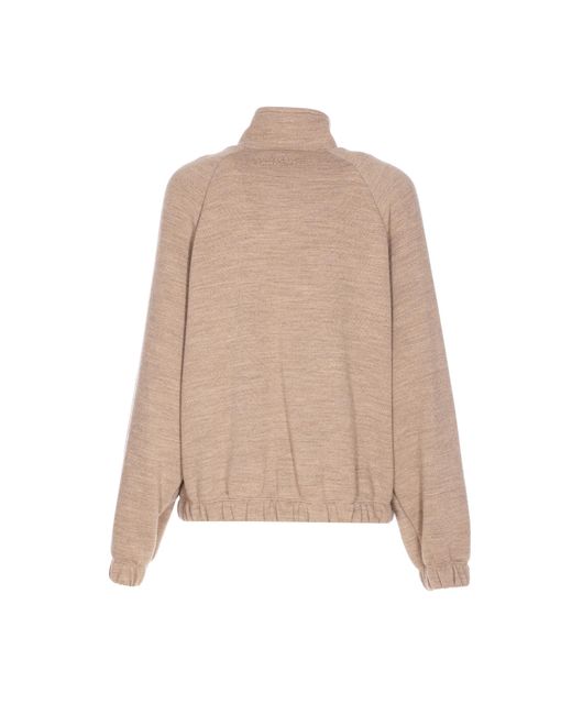 Max Mara Natural Sweaters Wool