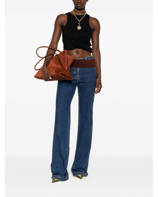 Etro Blue Jeans Straight Leg Cotton