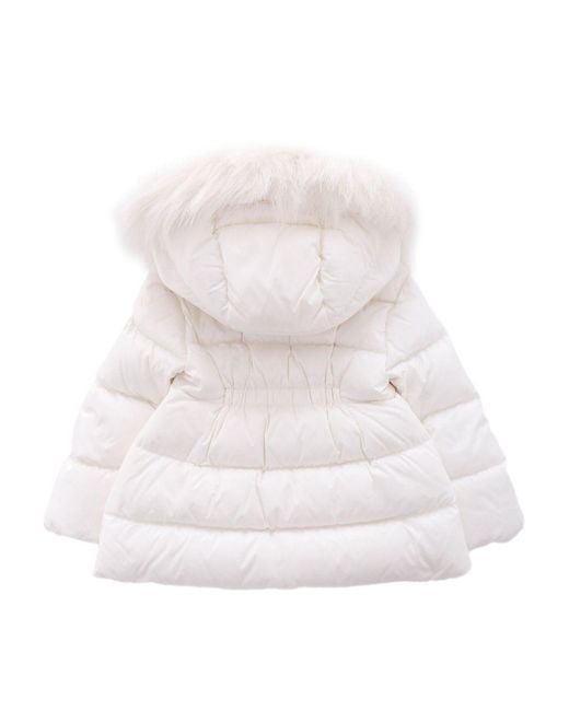 Moncler Pink Down Jacket For Kids Padded