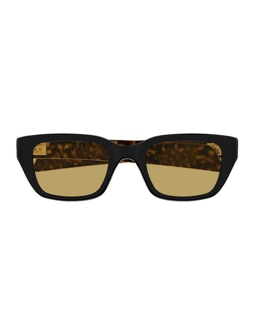 Bottega Veneta Brown Bv1393S Linea Ribbon Acetato Riciclato Sunglasses