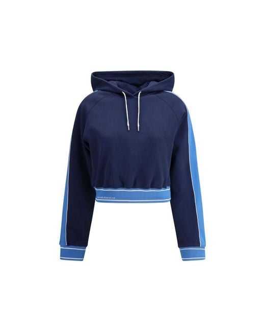 Casablanca Blue Multicolor Cotton Sweatshirt