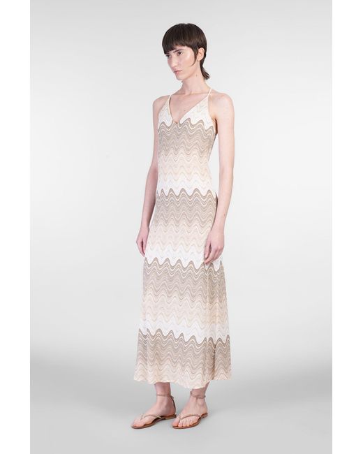 Mc2 Saint Barth Pink Eydis Long Dress