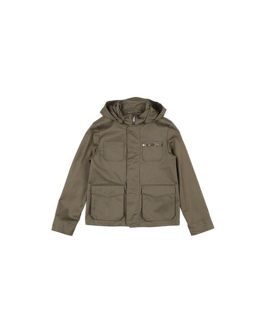 Herno Green Kids Outerwear Jacket Gi0042B-13218 Dark Military Clothing