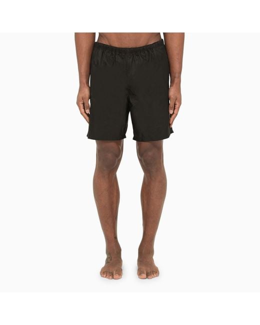 Prada Black Re-Nylon Swim Shorts for men