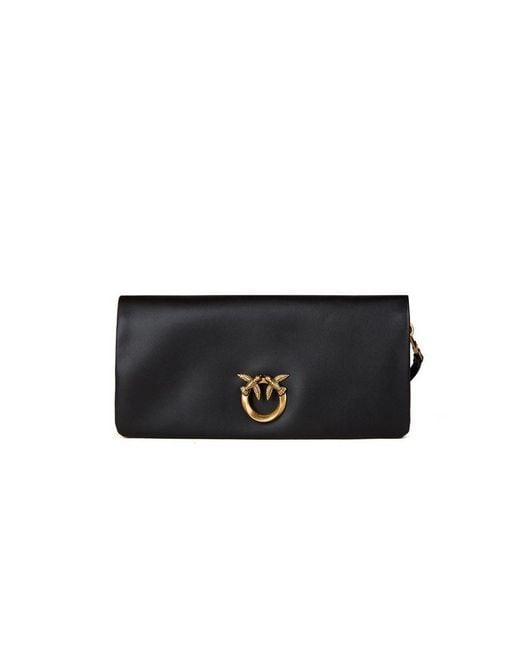 Pinko Black Shoulder Bag Leather Shoulder-Bags
