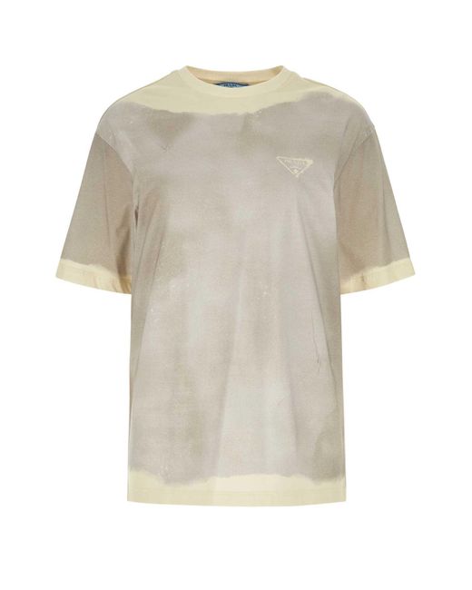 Prada White Cotton T-Shirt