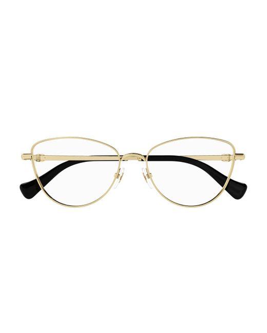 Gucci Brown Gg1595O Linea Gg Logo Eyeglasses