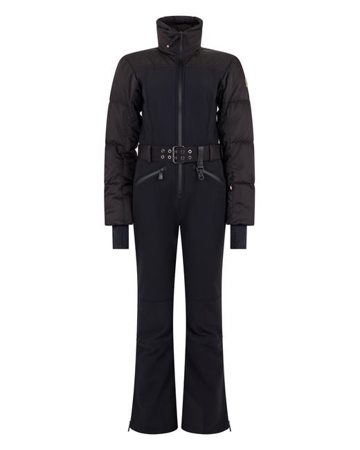 Moncler Black Padded Suit Polyester Jumpsuits