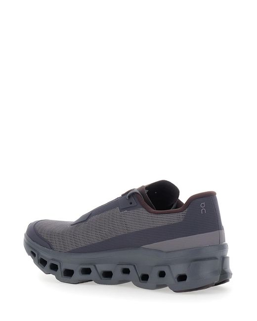 On Shoes Gray Sneakers Tech Fabric Trainers for men
