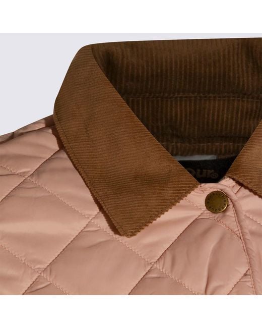 Barbour Pink Primrose Down Jacket