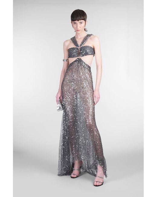 Isabel Marant Dalie Dress in Metallic | Lyst Isabel Marant Dalie Dress in Metallic | Lyst