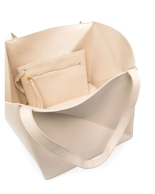 Nanushka Natural The Origami Tote Bag