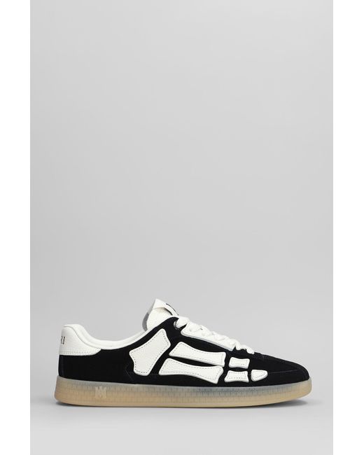 Amiri Gray Pacific Bones Sneakers for men