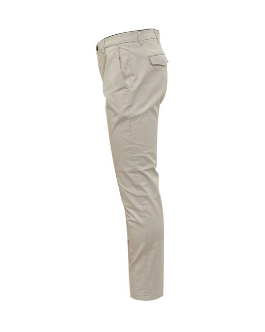 Department 5 Gray Prince Chinos Pants for men