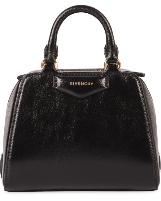 Givenchy Black Antigona Cube Nano Leather Bag