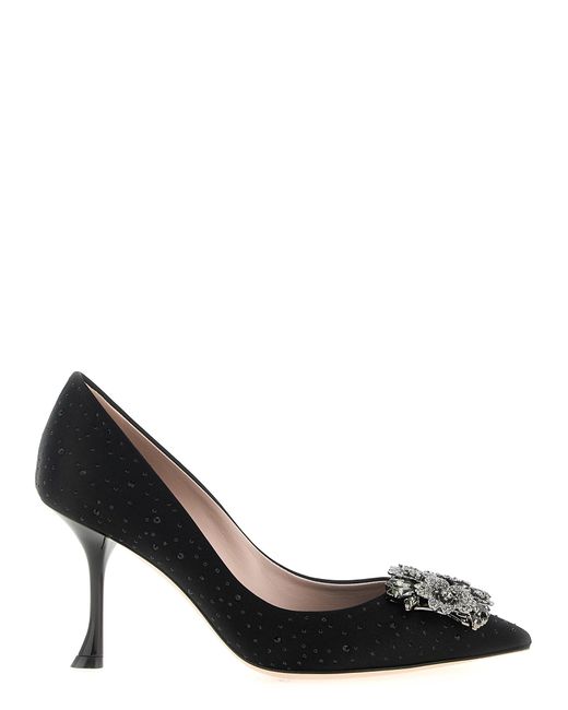 Roger Vivier Black Slip On Pumps
