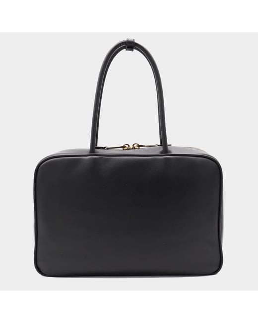 Miu Miu Black Leather Beau Top Handle Bag