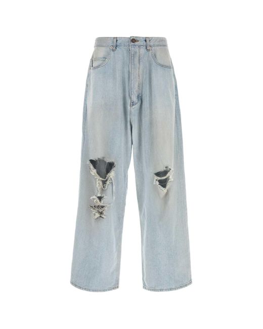 Balenciaga Blue Denim Jeans for men