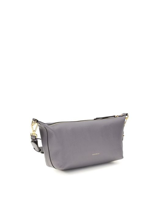 Coccinelle White Beat Generation Shoulder Bag Calf Leather Bos Taurus