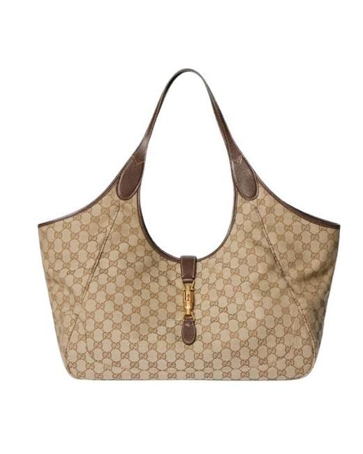 Gucci Brown Large Mercato Tote Bag