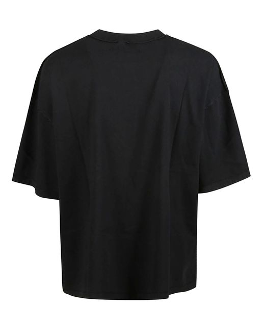 Paura Black Logo Oversized T-Shirt for men