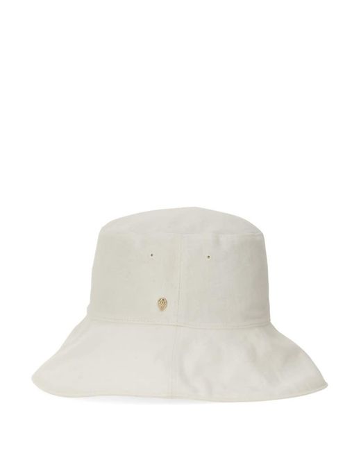 Helen Kaminski White Daintree Bucket Hat