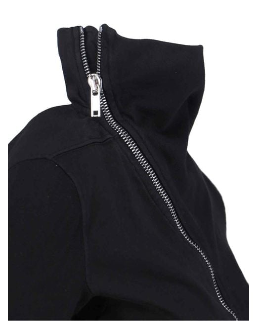 RICK OWENSマウンテン ジップアップ RICK OWENS DRKSHDW | Mountain Zip Up Cotton Hoodie | Women