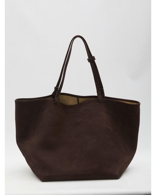 The Row Brown Xl Park Tote Bag