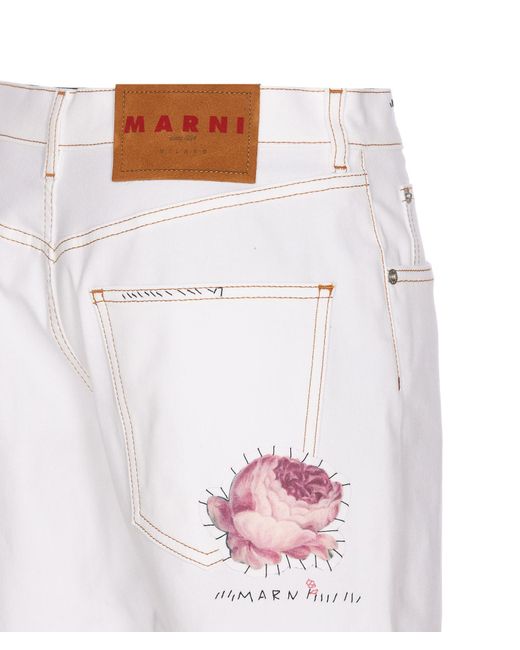 Marni White Shorts