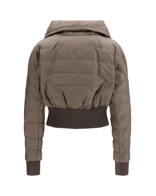 Moncler Gray Rick Owens Down Jacket + Rick Owens