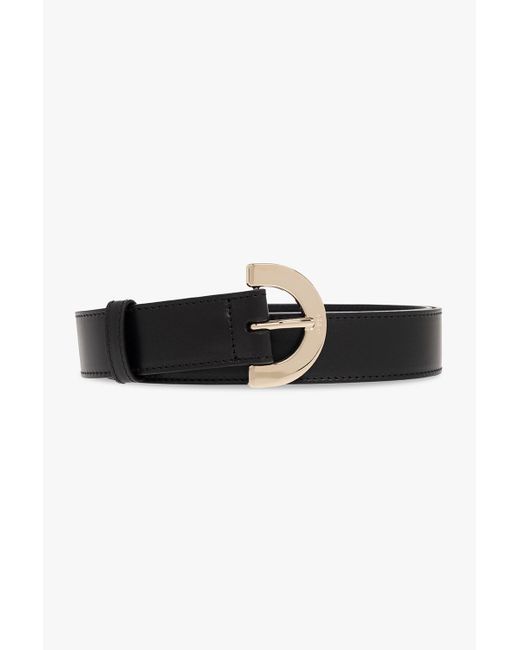 Chloé Leather Belt in Black | Lyst