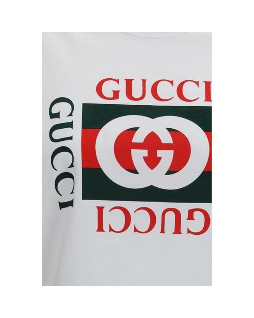 Gucci White Cotton T