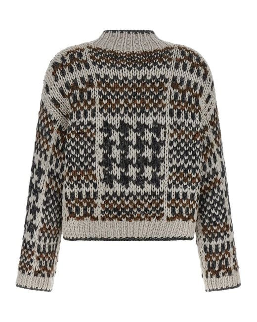 Brunello Cucinelli Black 'Opera' Sweater