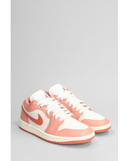 Nike Pink Air Jordan 1 Low Sneakers