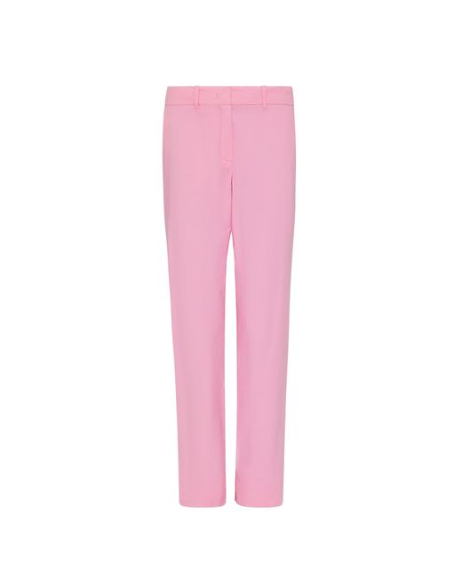 Marella Pink High-Waisted Trousers