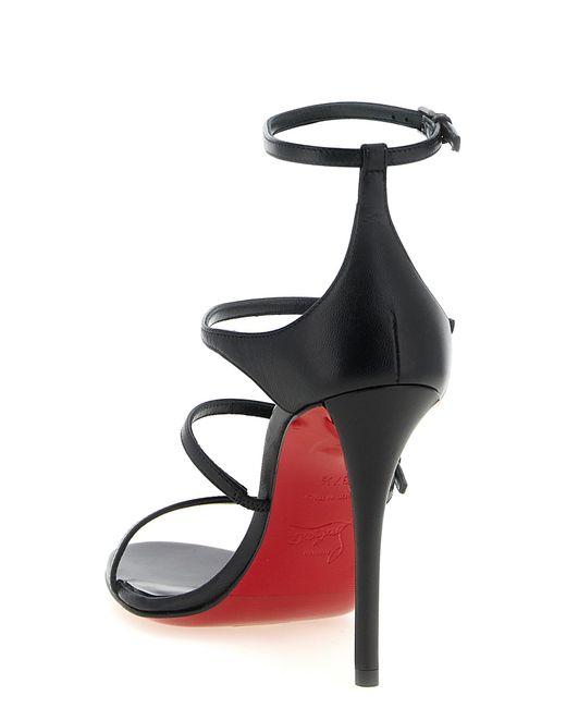 Christian Louboutin Black 'Milllenium' Sandals