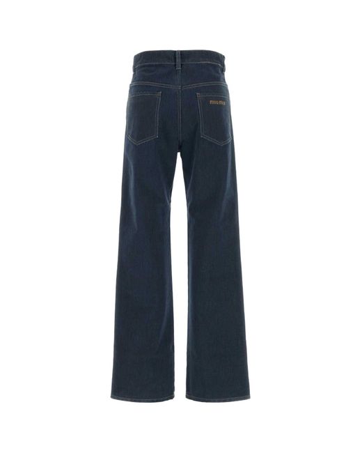Miu Miu Blue Denim Jeans
