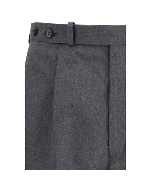 Prada Gray Wool Oves Aries Dress Pants for men