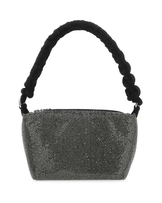 Kara Black Rhinestones Handbag
