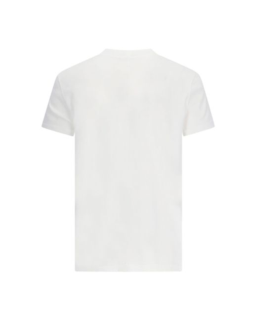 Rick Owens White Printed T-shirt for men