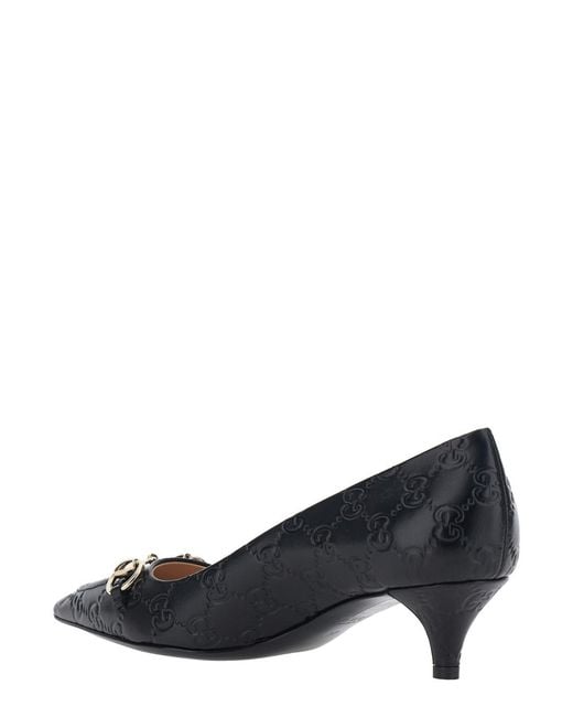 Gucci Black Pumps Erin Leather Calf