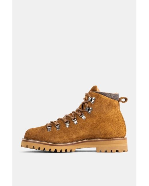 Church's Brown Bottine À Lacets En Veau Velours Doux Marron Boot for men