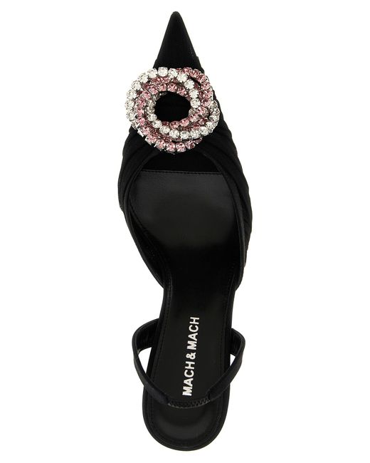 Mach & Mach Black 'Galaxy' Slingback