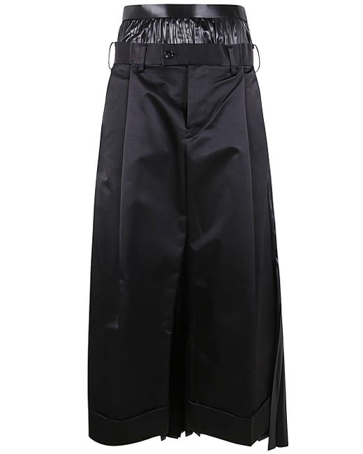 Junya Watanabe Blue Satin Pants