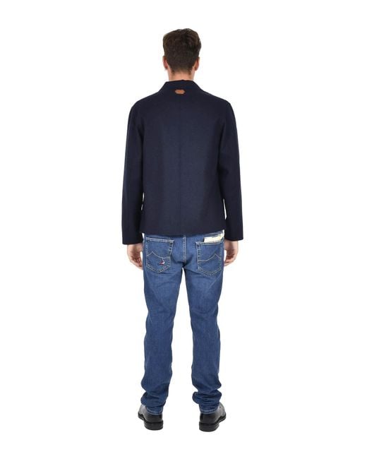Jacob Cohen Blue Jacket for men
