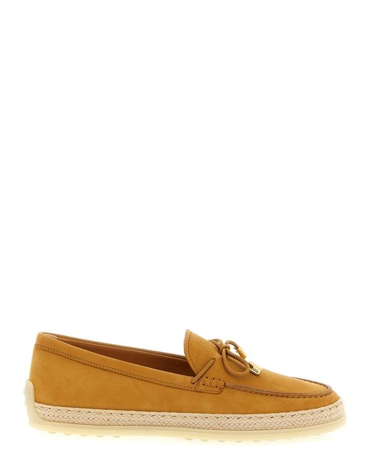 Tod's Brown 'Gomma Rafia 92K' Loafers