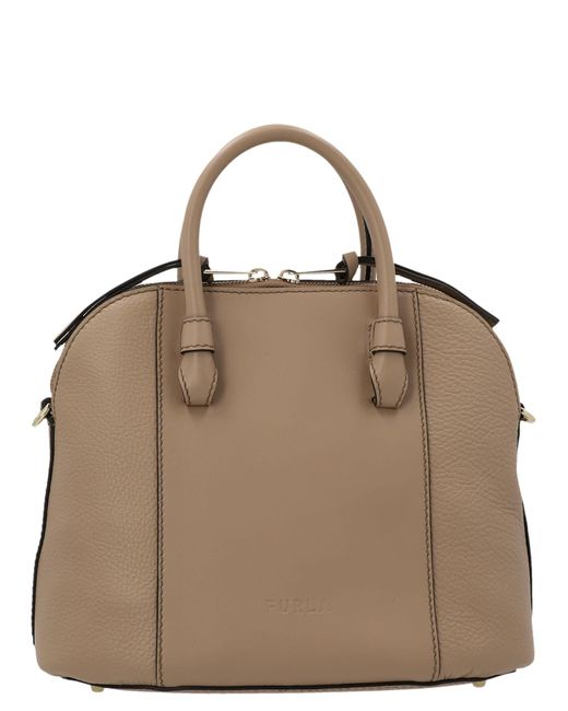 Furla Mia Stella S Dome Handbag in Brown Lyst UK