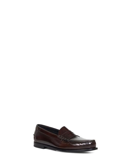 Church's White Burnt Polished Fumè Leather Rowley Loafers for men