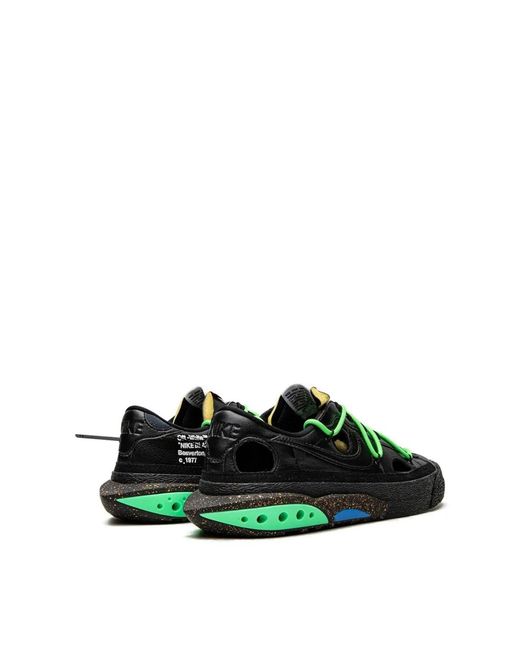 Nike Green Blazer Low '77 X Off- Sneakers